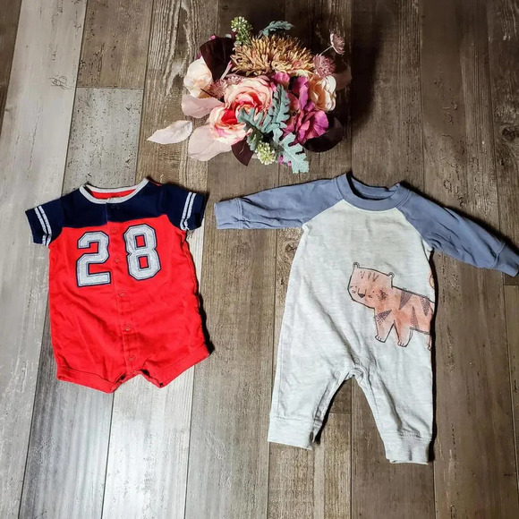 Carter's Baby Boy Size 3M Outfit Bundle - 2 Pieces - Picture 1 of 12